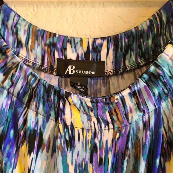 AB Studio multi colored dress - Picture 2 of 3